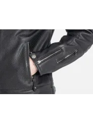 Jacket Leather Storm Black - John Doe