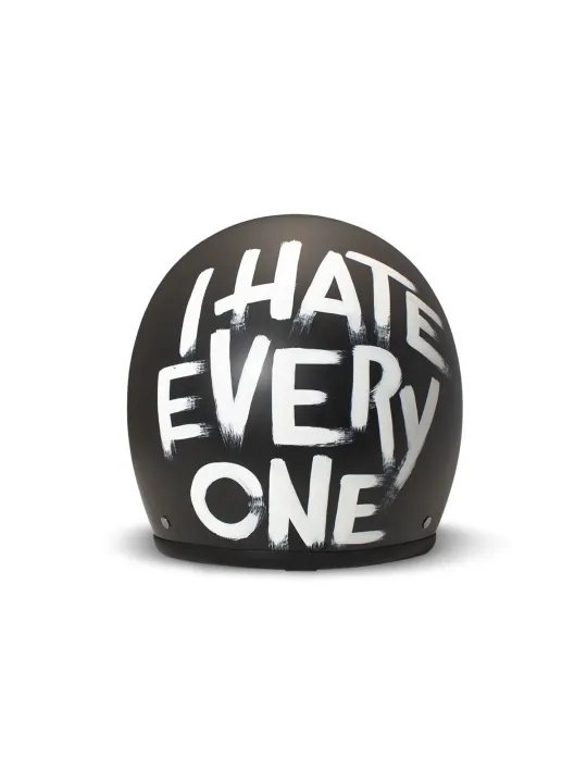 Capacete Retro I Hate Everyone - Dmd