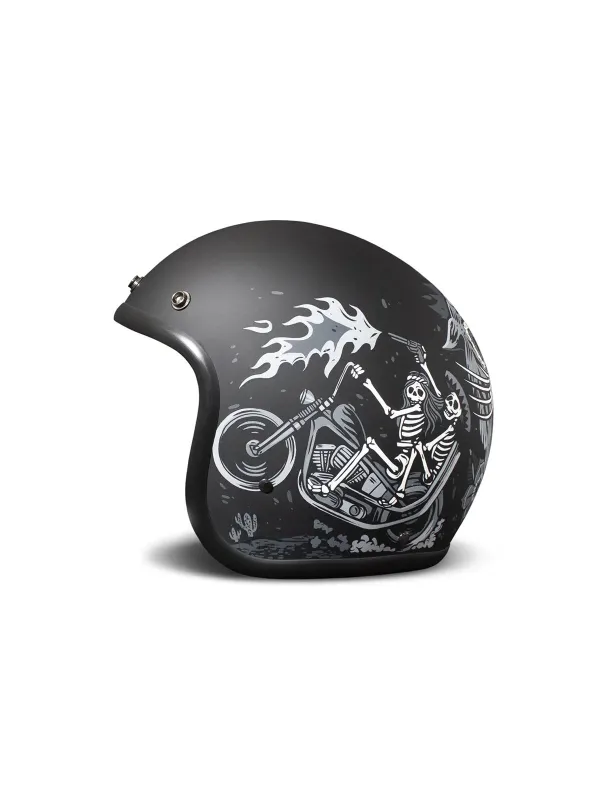Capacete Retro Ghost Rider Helmet - Dmd