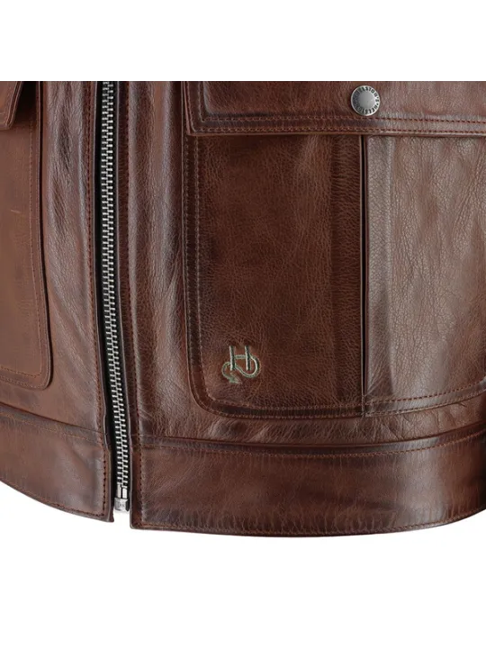 Jacket Downtown Cuir Rag - Helstons