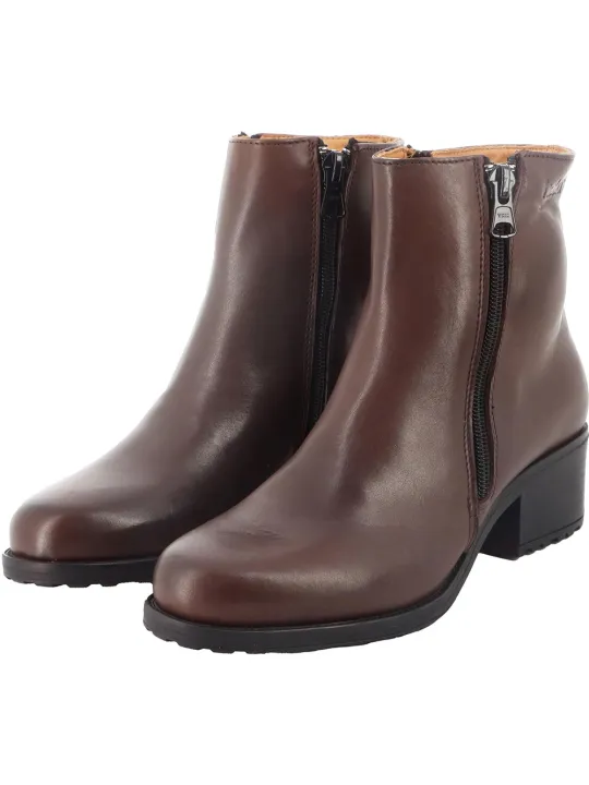 Bottines Zippées Charline Cuir - Helstons