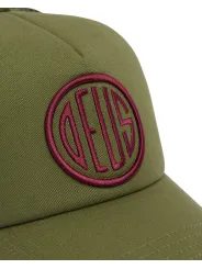 Cap Pill Logo Cord Trucker - Deus Ex Machina