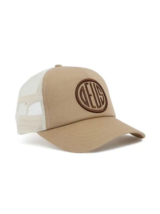 Cap Pill Logo Cord Trucker - Deus Ex Machina