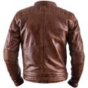Leather Jacket Helstons TRACK Rag Crust Camel