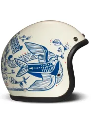 Casco da moto jet Retro Tigre - Dmd