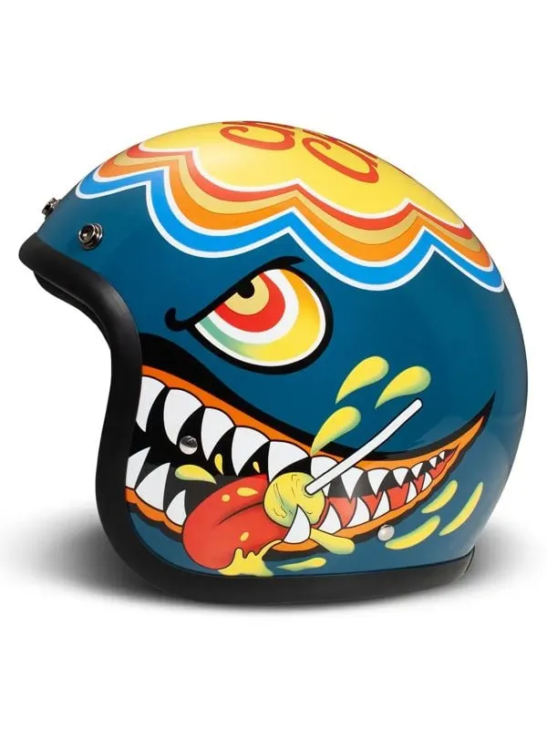 Retro Lollipop Open Face Helmet - Dmd