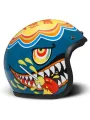 Casco da moto jet Retro Lollipop - Dmd