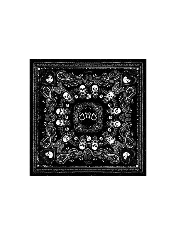 Bandana Square Bones - DMD