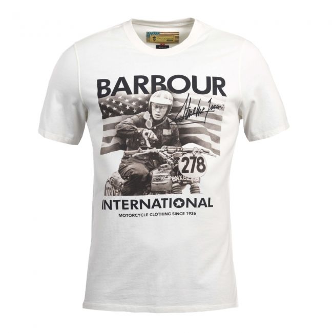 white barbour t shirt