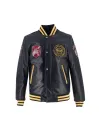 Collegian Lederjacke Rag - Helstons x Von Dutch