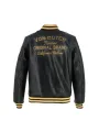Jacket Collegian Cuir Rag - Helstons x Von Dutch