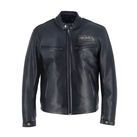 Basic Leather jacket Rag - Helstons x Von Dutch