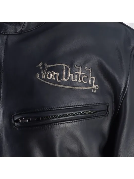 Basic Leather Chaqueta Rag - Helstons x Von Dutch