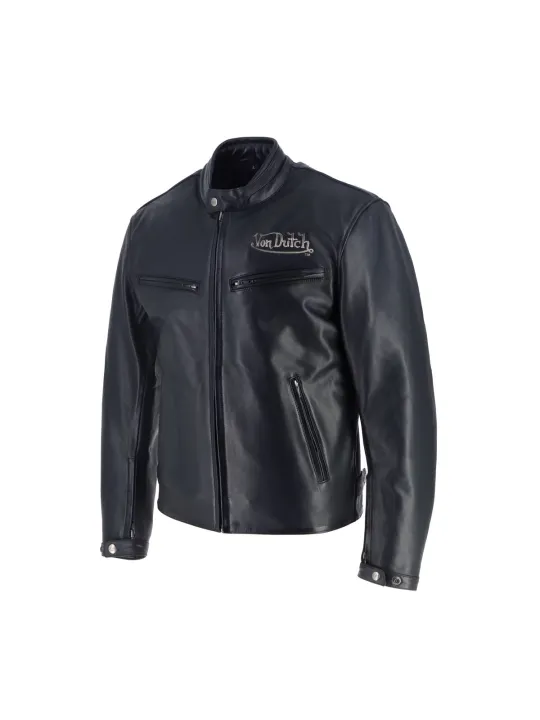 Basic Leather jacket Rag - Helstons x Von Dutch