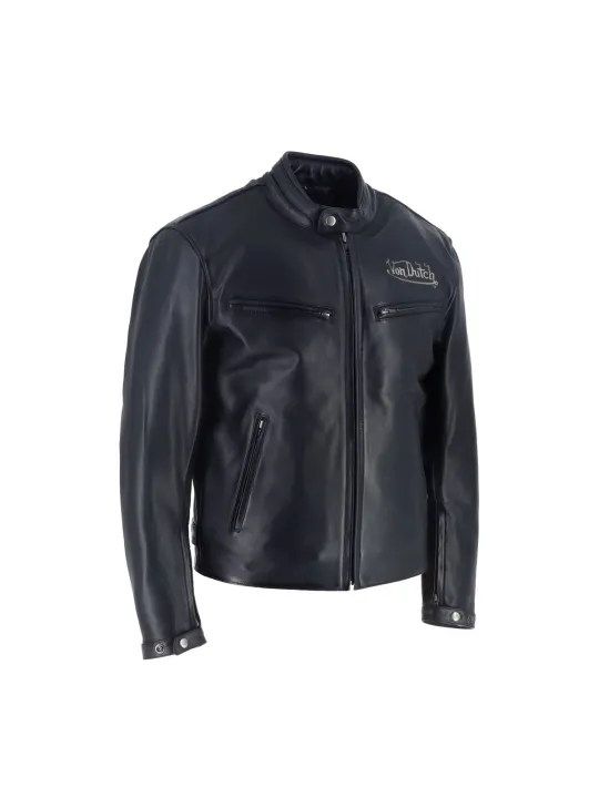 Basic Leather jacket Rag - Helstons x Von Dutch