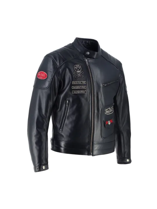 Jacket Coliseum Cuir Rag - Helstons x Von Dutch
