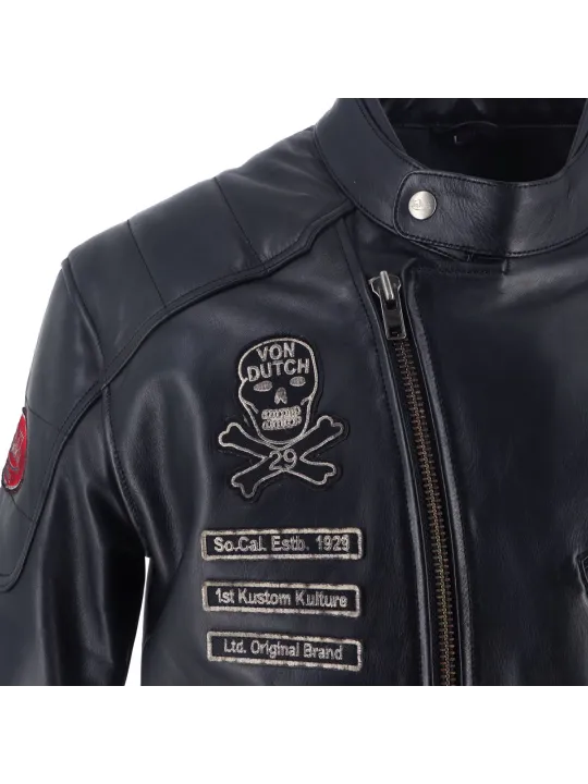 Jacket Coliseum Cuir Rag - Helstons x Von Dutch