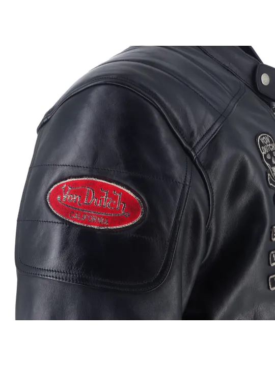 Jacket Coliseum Cuir Rag - Helstons x Von Dutch