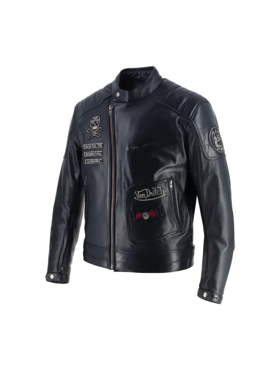 Jacket Coliseum Cuir Rag - Helstons x Von Dutch
