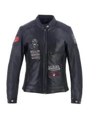 Blouson Femme Pretty Cuir Soft - Helstons x Von Dutch
