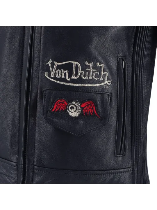Giacca Femme Pretty Cuir Soft - Helstons x Von Dutch