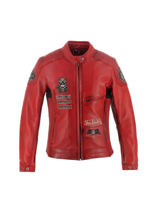 Blouson Femme Pretty Cuir Soft - Helstons x Von Dutch