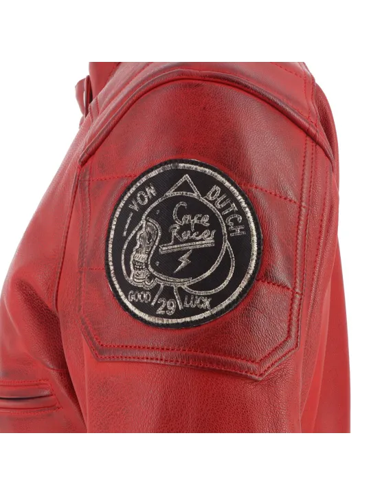 Blouson Femme Pretty Cuir Soft - Helstons x Von Dutch
