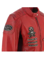 Blouson Femme Pretty Cuir Soft - Helstons x Von Dutch