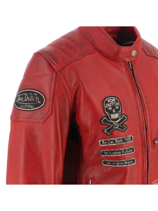 Giacca Femme Pretty Cuir Soft - Helstons x Von Dutch