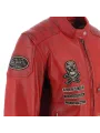 Pretty Soft Lederjacke für Frauen - Helstons x Von Dutch