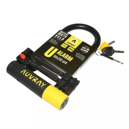 Antivol U Alarme 128 X 245 Avec Support D. 14 - Auvray