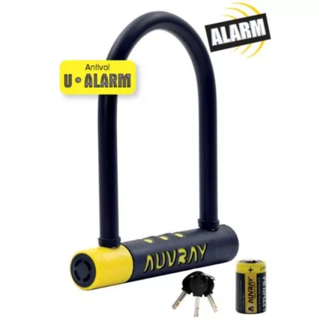 Anti-Roubo U Alarme 90 X 210 Com Suporte D. 14 - Auvray
