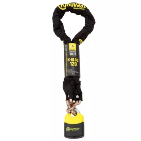 Anti-Roubo Cadeia K Block120 D. 10 + Cadeado - Auvray