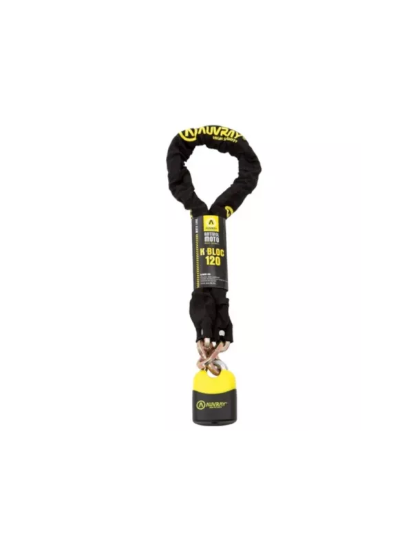 Anti-Roubo Cadeia K Block120 D. 10 + Cadeado - Auvray