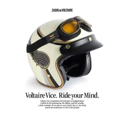 Casque Moto Ride Your Mind - Zadig & Voltaire X Mârkö Helmets