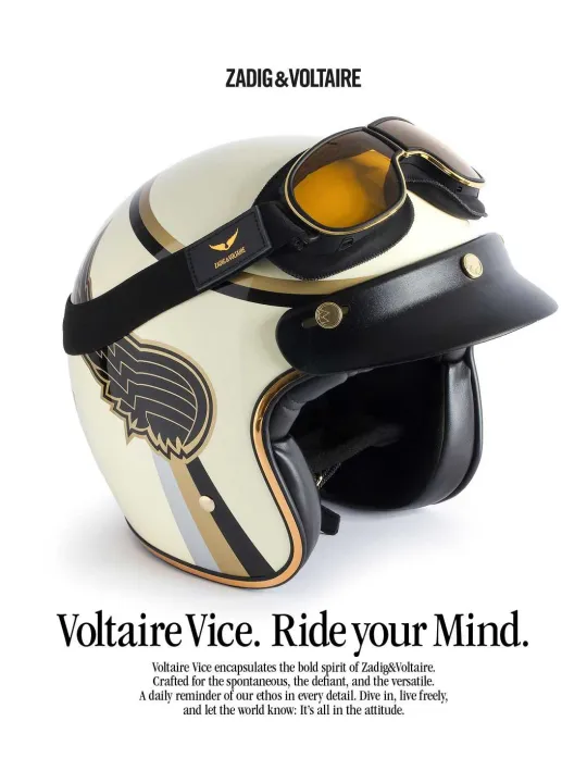 Casque Moto Ride Your Mind - Zadig & Voltaire X Mârkö Helmets