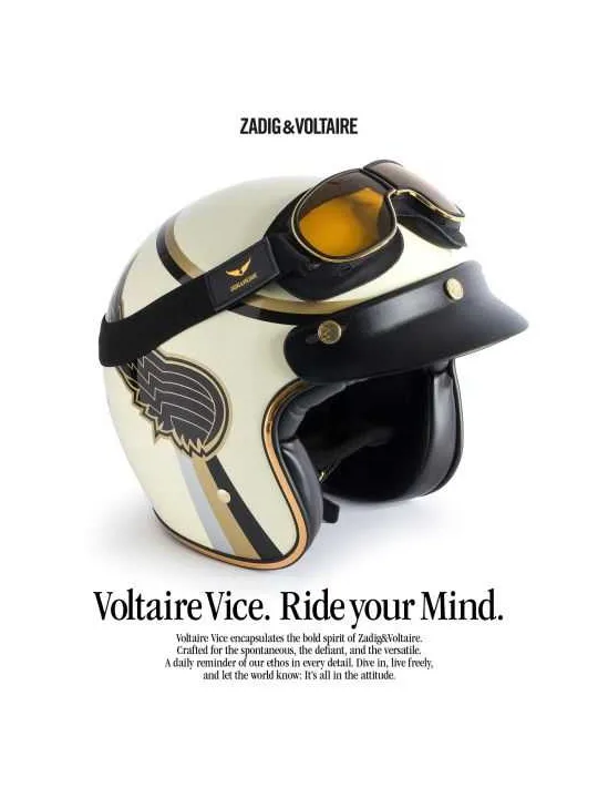 Casque Moto Ride Your Mind - Zadig & Voltaire X Mârkö Helmets