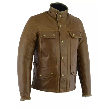 Blouson Le Monte Carlo Cuir (Marron) - Original Driver