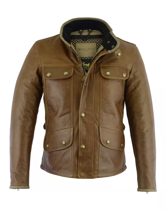 GIACCA IN PELLE DI MONTE CARLO (Brown) - DRIVER ORIGINALE