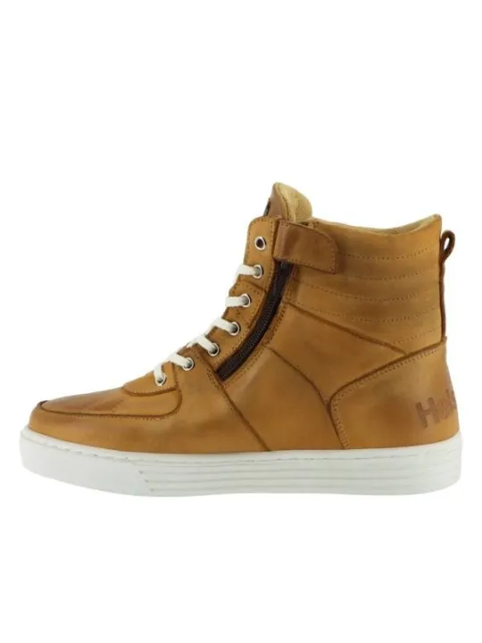 Basket Run Leather Shoes - Helstons