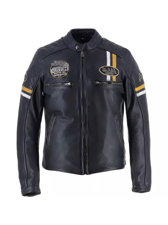 Vd - Race Now Leather Wash Jacket - Helstons