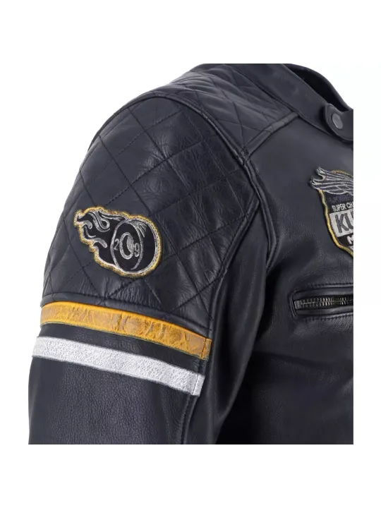 Vd - Race Now Leather Wash Jacket - Helstons