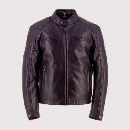 Jacket Bomb Leather Natural - Helstons