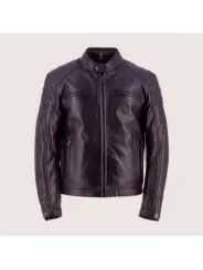Jacket Bomb Leather Natural - Helstons