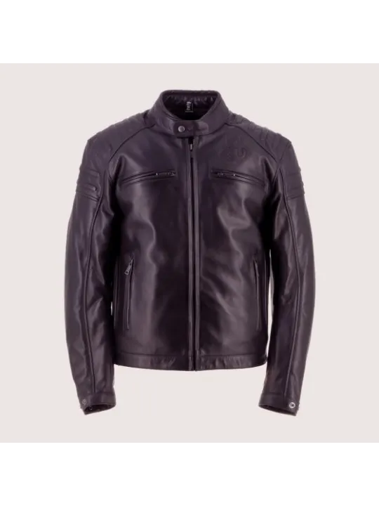 Blouson Bomb Cuir Naturel - Helstons