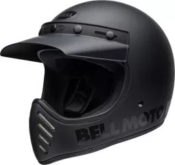 Moto-3 Blackout Full Face Helmet - BELL