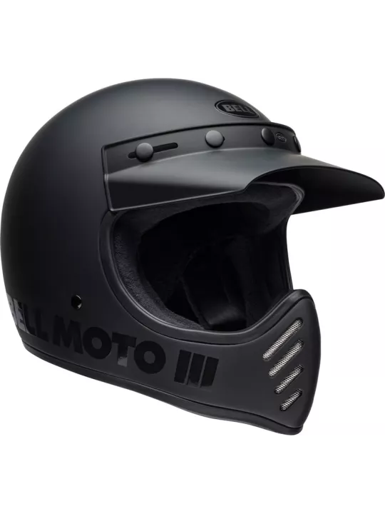 Moto-3 Blackout Full Face Helmet - BELL