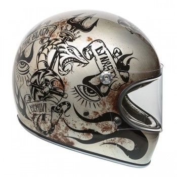 Trophy Bd Full Face Helmet Titanium - Premier