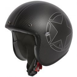 Capacete Jet Le Petit Star Carbon Bm - Premier