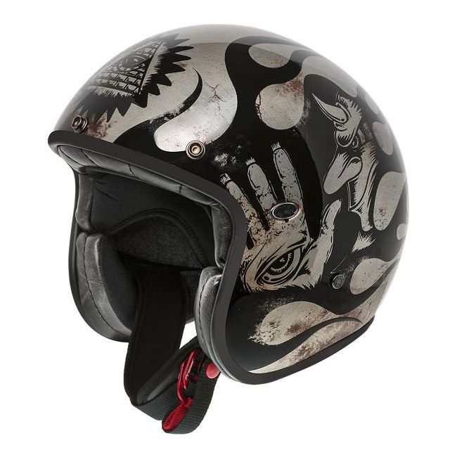 Le Petit Open Face Helmet Titanium Bd - Premier